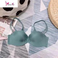 前扣无肩带文胸小胸聚拢防滑光面美背无钢圈隐形女内衣 FISH BASKET胸罩
