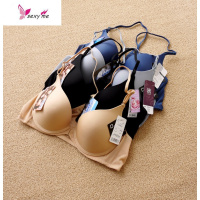 台湾工字8809前扣罗密欧文胸罩内衣交叉美背Y型清凉光面艾妃莉儿 FISH BASKET胸罩