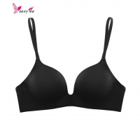 好奇小姐性感光面内衣女聚拢上托调整型无钢圈文胸罩少女bra FISH BASKET胸罩