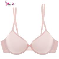 好奇小姐薄款内衣女法式性感光面文胸薄款小胸聚拢胸罩收副乳 FISH BASKET胸罩