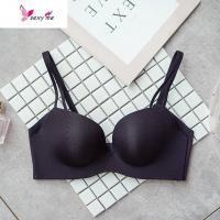小胸文胸平胸内衣中厚加厚AAB杯云感棉光面无钢圈馒头杯 FISH BASKET胸罩