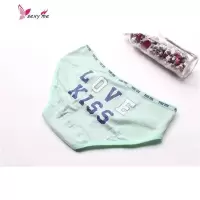 情侣女裤男棉甜美包臀字母低腰内裤舒适棉质 FISH BASKET