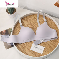 日系少女内衣女无钢圈轻薄款聚拢一片式文胸大胸显小胸罩 FISH BASKET胸罩