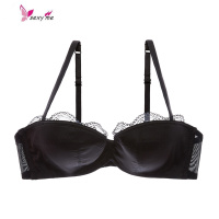 1/2半杯性感薄款光面内衣聚拢文胸女定型有钢圈舒适细带胸罩 FISH BASKET胸罩