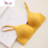 简约通勤光面舒适莫代尔棉无钢圈轻薄文胸小胸微聚拢 FISH BASKET胸罩