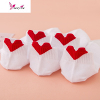 袜子女短袜浅口纯白色棉袜薄款ins潮韩国可爱情侣矮腰短筒 FISH BASKET袜子