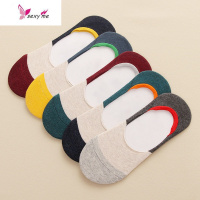 袜子男夏季船袜薄款浅口吸汗隐形豆豆鞋袜子男士防滑纯色短袜10双 FISH BASKET袜子