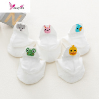 儿童袜子棉童船袜女童薄款网眼宝宝白色卡通动物短袜 FISH BASKET袜子