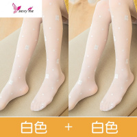 女童连裤袜夏季款宝宝白色网眼儿童丝袜连体袜外穿打底裤袜子 FISH BASKET袜子