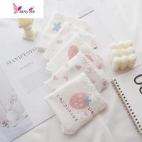 5条装棉螺纹甜美牛油果可爱少女蝴蝶结中低腰三角内裤学生 FISH BASKET