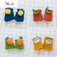 儿童短袜女薄款夏季棉宝宝袜子卡通可爱浅口袜童女童低帮短袜 FISH BASKET袜子