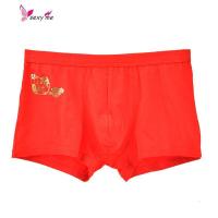 婚庆本命年大红男内裤莱卡平角裤情侣款 FISH BASKET