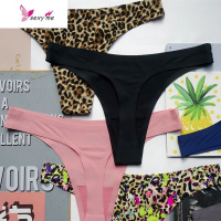 性感内裤女一片式t裤豹纹透气档低腰三角裤 FISH BASKET