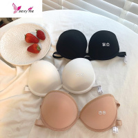 无肩带防滑小胸聚拢隐形胸罩夏季无钢圈性感美背内衣文胸女 FISH BASKET胸罩