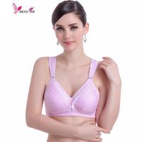 产妇喂奶内衣夏季哺乳文胸前开扣聚拢防下垂薄款母乳胸罩棉超薄 FISH BASKET胸罩