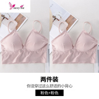 性感法式内衣女无钢圈夏季超薄款冰丝美背文胸吊带背心式胸罩 FISH BASKET胸罩