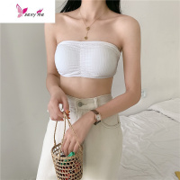 无肩带抹胸2020年女夏新款防走光内衣无钢圈小胸裹胸黑色美背文胸 FISH BASKET胸罩