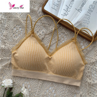 韩版美背带胸垫抹胸少女裹胸运动聚拢无钢圈胸罩文胸内衣 FISH BASKET胸罩