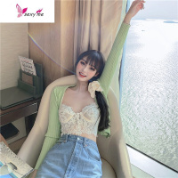 吊带女外穿潮白色蕾丝背心内搭上衣夏季性感2020新款短款内衣打底 FISH BASKET