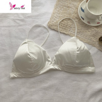 夏装2020新款韩版无钢圈小胸罩学生可爱三角杯聚拢文胸抹胸内衣女 文胸套装 FISH BASKET