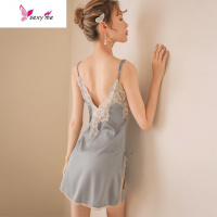 性感睡衣女夏睡裙薄款镂空成人吊带私房家居服床上短裙诱惑骚 FISH BASKET