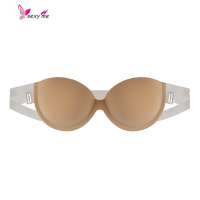 胸罩一字领露肩露背隐形文胸透明带后背带美背内衣女文胸 FISH BASKET胸罩