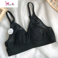 法式性感超薄兔耳杯无钢圈文胸夏季薄款内衣女大胸显小胸罩 FISH BASKET胸罩