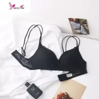 白色内衣女无钢圈学生高中女美背运动夏季小胸聚拢超薄款胸罩 FISH BASKET胸罩