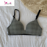 网红美背内衣女士夏季韩版薄款防走光法式文胸女小胸聚拢胸罩学生 FISH BASKET胸罩