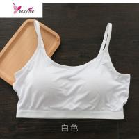 莫代尔带胸垫一体吊带背心短款抹胸裹胸女夏季防走光文胸内衣性感 文胸套装 FISH BASKET