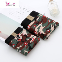 2条装情侣内裤夏季性感帅气迷彩透气纯男平角裤女内裤 FISH BASKET