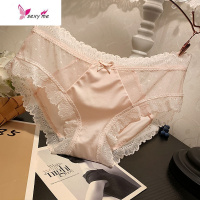 买三送一 蕾丝内裤女性感低腰锦纶拼接蕾丝边时尚女士底裤 FISH BASKET