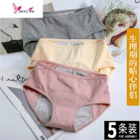 生理期内裤女经期月经前后防漏棉卫生裤大姨妈中腰透气少女学生 FISH BASKET