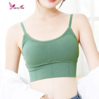 美背文胸运动内衣女无钢圈小胸聚拢胸罩学生高中少女裹胸背心抹胸 FISH BASKET胸罩