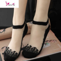 。我想买[8双装]袜子女薄款透明玻璃丝水晶丝袜短袜隐形袜女士 FISH BASKET袜子