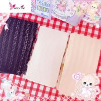 JG大码自制日系少女风蕾丝袜连裤袜Lolita奶白色打底袜 FISH BASKET丝袜