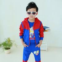 童装套装3男童春装5奥特曼6衣服7春秋装8岁儿童休闲9岁运动三件套