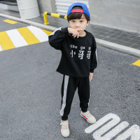 儿童小男孩套装秋款2018新款帅气小哥哥男孩中小童可爱抖音两件套