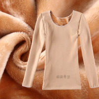 儿童肉色打底衣加厚加绒紧身舞蹈服练功服男女童肤色保暖内衣套装