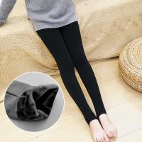 秋冬季女童加绒打底裤儿童裤子肉色连裤袜加厚光腿神器宝宝保暖裤