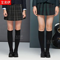 春秋儿童长筒袜过膝高筒袜 男女童中筒袜 白色黑色肤色学生舞蹈袜