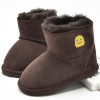 羊皮毛一体宝宝雪地靴2018新款1-2-3岁婴儿靴子男女童棉靴儿童鞋