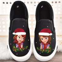 加绒儿童帆布鞋2018秋冬新款女童棉鞋学生保暖鞋公主童鞋宝宝板鞋