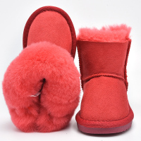 羊皮毛一体雪地靴2018冬季新款婴儿靴子男女童保暖棉靴宝宝短靴