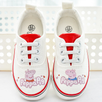 儿童帆布鞋一脚蹬女童布鞋2018新款小学生软底透气板鞋男童休闲鞋