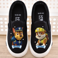 儿童帆布鞋男卡通女童布鞋男童板鞋2018新款宝宝童鞋幼儿园小白鞋