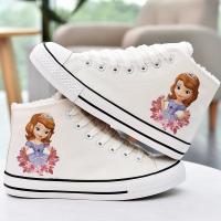 加绒儿童高帮帆布鞋2018秋冬新款女童小白鞋男童板鞋学生休闲鞋子