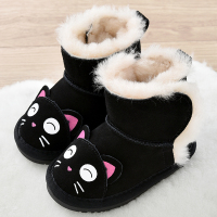 羊皮毛一体儿童雪地棉靴婴儿靴子1-2-3岁保暖童靴冬季宝宝学步鞋