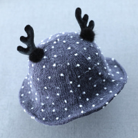 女童帽子秋冬款儿童渔夫帽潮女宝宝公主盆帽小孩2-3岁韩版4男韩国