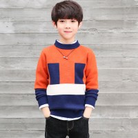 6儿童装男童毛衣秋冬装2018新款8中大童10韩版套头加厚针织衫12岁
